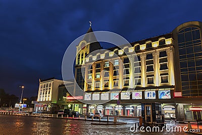 Victory Square in Kaliningrad Editorial Stock Photo