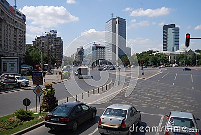 Victory Square, metropolitan area, car, land vehicle, urban area Editorial Stock Photo