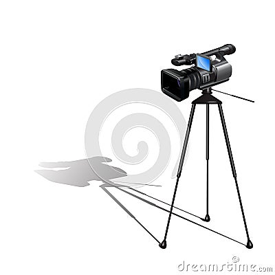 Video camera Vector Illustration