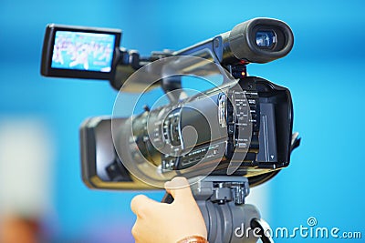 Video camera Stock Photo