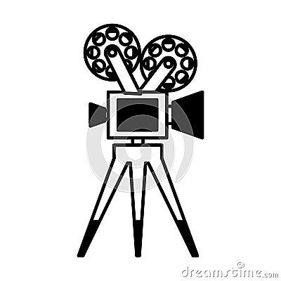 Video camera film icon Vector Illustration