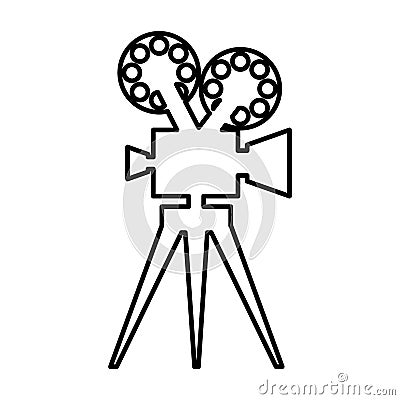 Video camera film icon Vector Illustration