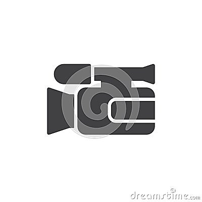 Video camera icon vector Vector Illustration