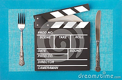 Video Clapper Stock Photo