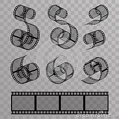 Video film tape videotape design vector illustration Vector Illustration