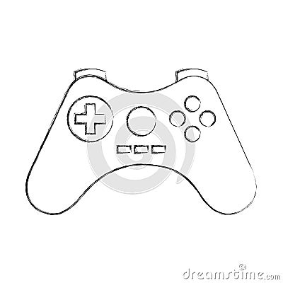 Video game control icon Vector Illustration