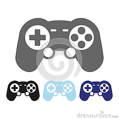 Video game controller icon vector eps10. Joystick, game play icon. Joystick or controller sign. Vector Illustration