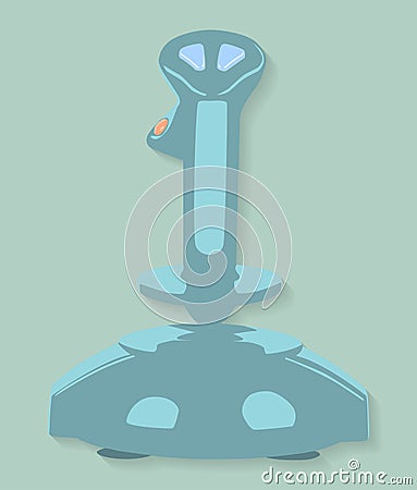 Video game controller joystick Vector Illustration