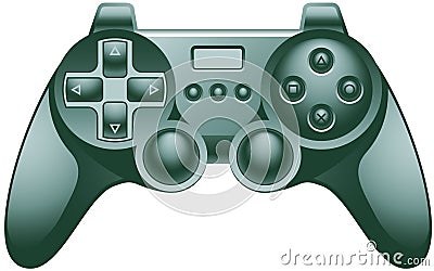 Video Game Controller Pad Vector Illustration