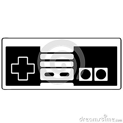 Video game controllers illustration by crafteroks Vector Illustration