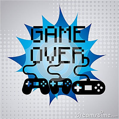 Video gamers Vector Illustration