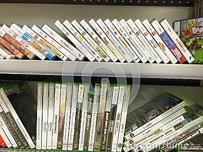 Video Games Editorial Stock Photo