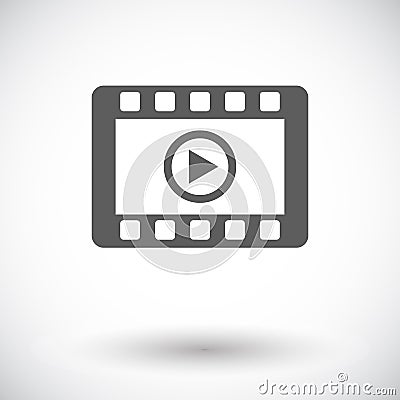 Video icon. Vector Illustration