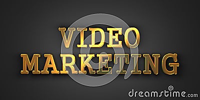 Video Marketing. Business Concept. Stock Photo