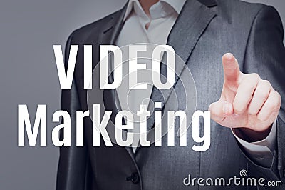 Video Marketing Stock Photo