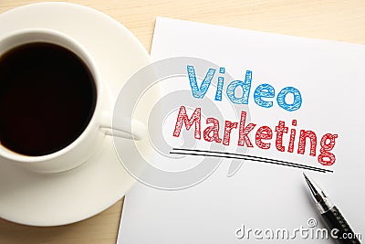 Video marketing Stock Photo