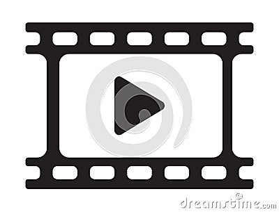 Video play icon Vector Illustration