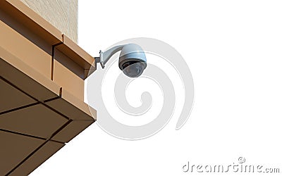 Video surveilance camera on a building Stock Photo