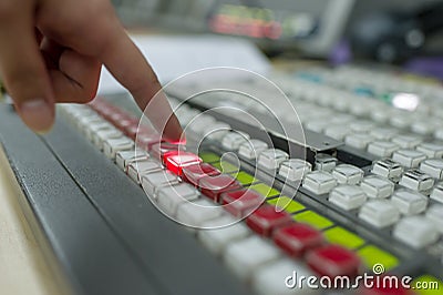 Video Switcher Stock Photo