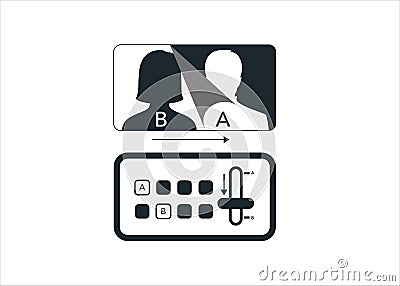 Video Switcher-Vision Mixer Vector Illustration