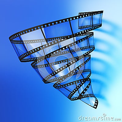 Video vortex Stock Photo