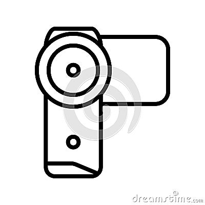 Videocamera icon vector illustration photo Vector Illustration