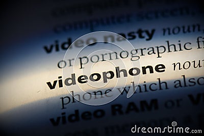 Videophone Stock Photo