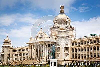 Vidhana Soudha, Bangalore Stock Photo