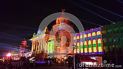 Vidhana soudha, Landmark of Bangalore Editorial Stock Photo