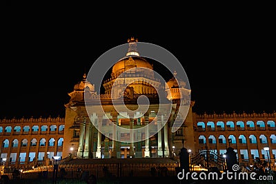 Vidhan Soudha, Bengaluru, Karnataka India Editorial Stock Photo