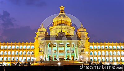 Vidhana Soudha - Bangalore Stock Photo