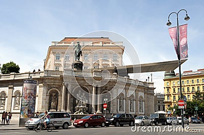 Vienna, Austria,The Albertina Museum ,Palace Hofburg Editorial Stock Photo