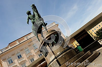 Vienna, Austria,The Albertina Museum ,Palace Hofburg Editorial Stock Photo