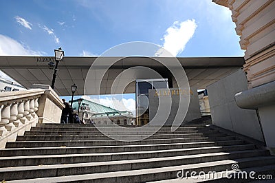 Vienna, Austria,The Albertina Museum ,Palace Hofburg Editorial Stock Photo