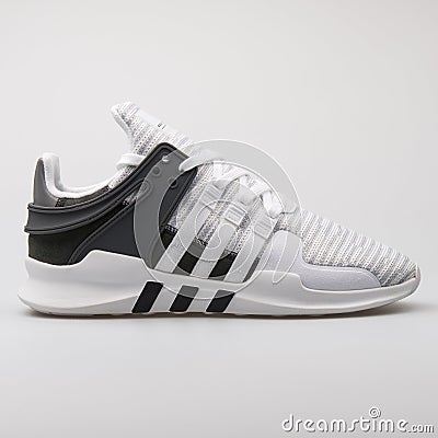 Adidas Equipment Support ADV black and white sneaker Editorial Stock Photo