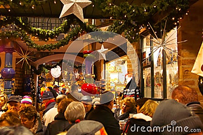 Interior of Hundertwasser village, Vienna, Austria Editorial Stock Photo