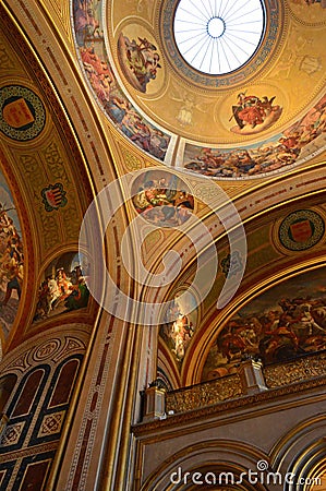 Austria Vienna, Interior architecture at the Museum of Military History Heeresgeschichtliches Museum Editorial Stock Photo