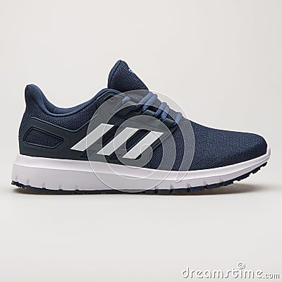 Adidas Energy Cloud 2 navy blue and white Editorial Stock Photo