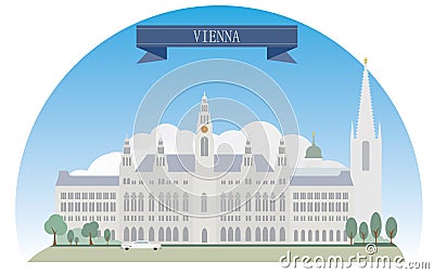 Vienna Vector Illustration