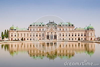 Vienna Belvedere Stock Photo