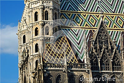 Vienna: Cathedral Stephansdom Stock Photo