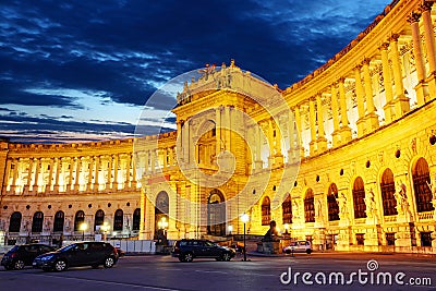 Vienna Hofburg palace Stock Photo