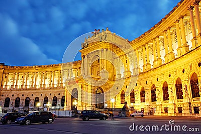 Vienna Hofburg palace Stock Photo