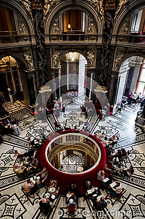 Vienna, Kunsthistorisches Museum Editorial Stock Photo