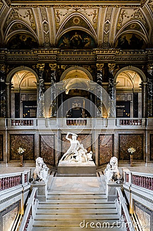 Vienna, Kunsthistorisches Museum Editorial Stock Photo