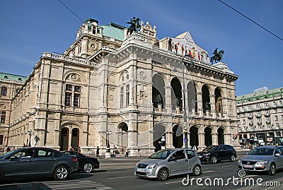 Vienna State Opera House Staatsoper, Austria Editorial Stock Photo