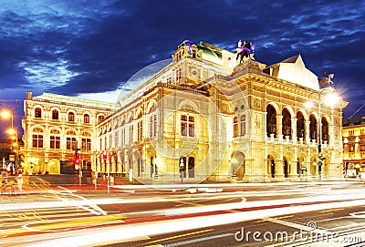 Vienna state opera Stock Photo