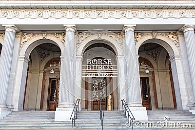 Vienna Stock Exchange Editorial Stock Photo