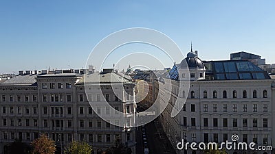 Vienna view over the rooftops Editorial Stock Photo