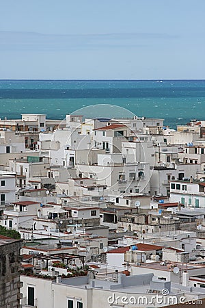 Vieste view Stock Photo